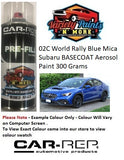 02C World Rally Blue Mica Subaru BASECOAT Aerosol Paint 300 Grams