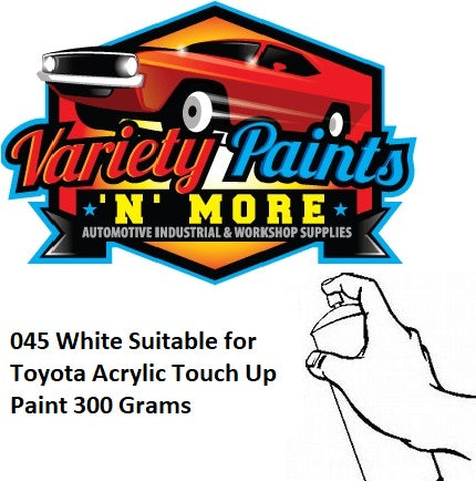 045 White Suitable for Toyota Acrylic Touch Up Paint 50ML With Brush