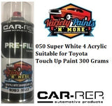 050 Super White 4 Acrylic Suitable for Toyota Touch Up Paint 300 Grams