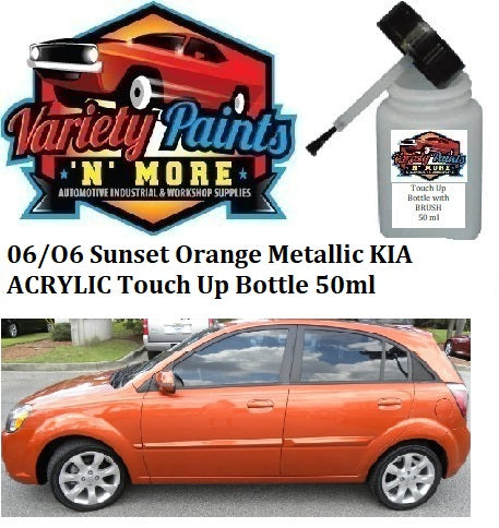 C1X Sunset Orange Metallic BMW ACRYLIC Touch Up Bottle 50ml