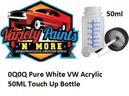 0Q0Q Pure White VW Acrylic 50ML Touch Up Bottle