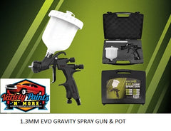 1.3MM EVO GRAVITY SPRAY GUN & POT New Product