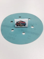 Velocity Single 1000G Velcro Blue Film Disc 6 Hole 150mm