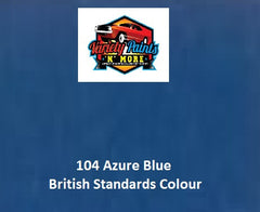 104 Azure Blue British Standard Gloss Enamel Aerosol 300 Grams