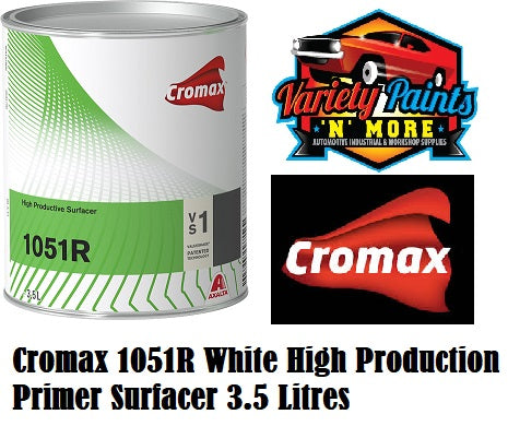 Cromax 1051R White High Production Primer Surfacer 3.5 Litres