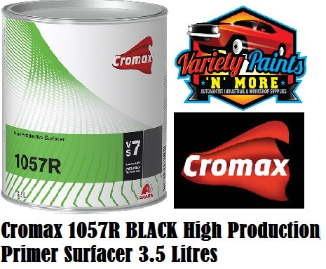 Cromax 1057R BLACK High Production Primer Surfacer 3.5 Litres