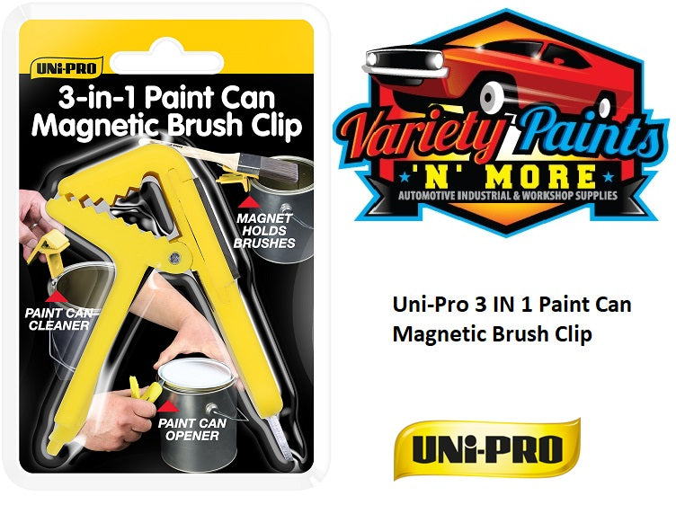 Uni-Pro 3 IN 1 Paint Can Magnetic Brush Clip