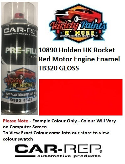 10890 Holden HK Rocket Red Motor Engine Enamel TB320 GLOSS 300G
