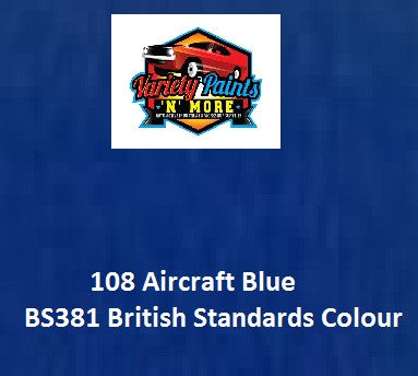 108 Aircraft Blue British Standard Gloss Enamel Aerosol 300 Grams