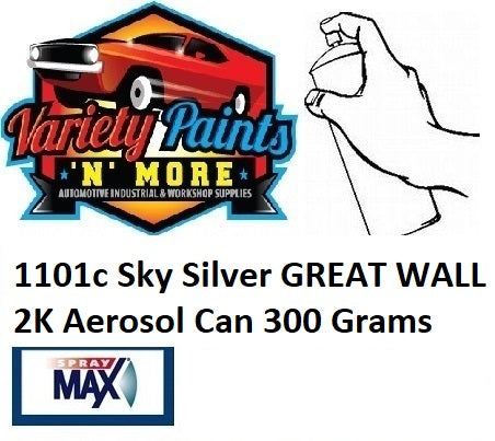 1101c Sky Silver GREAT WALL 2K Aerosol Can 300 Grams