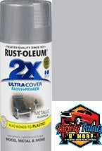 RustOleum 2X Gloss Aluminium Ultracover Spray Paint 312g