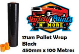 Blown Hand Pallet Wrap 500mm x 300m x 17um - Black 