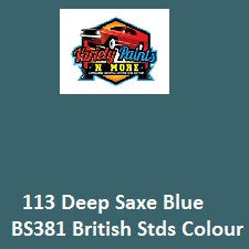 113 Deep Saxe Blue British Standard Gloss Enamel Aerosol 300 Grams