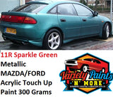 11R Sparkle Green Metallic MAZDA/FORD Acrylic Touch Up Paint 300 Grams 