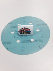 Velocity Single 1200G Velcro Blue Film Disc 6 Hole 150mm