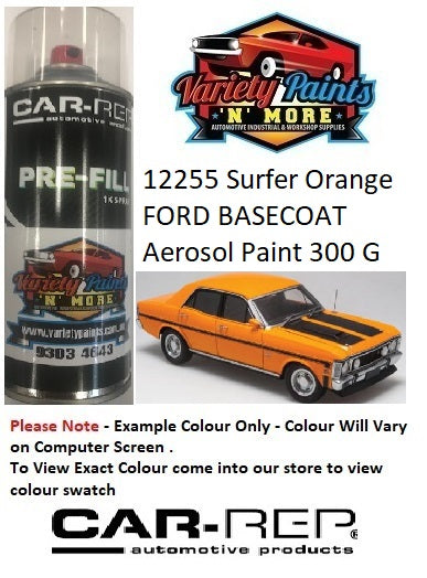 12255 Surfer Orange FORD BASECOAT Aerosol Paint 300 Grams