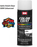 SEM Satin Finish Clear Colour Coat Vinyl & Plastic Aerosol Paint 