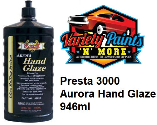 Presta 3000 Aurora Hand Glaze 946ml 