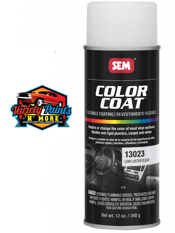 1302 SEM Low Lustre Clearcoat Colourcoat Vinyl Aerosol 13023 300g 1IS 77A