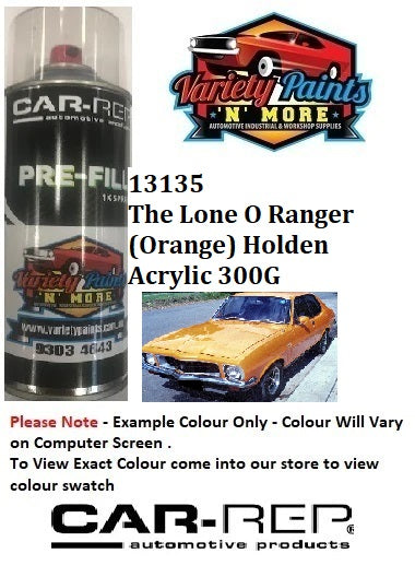 13135 The Lone O Ranger (Orange) Vintage Holden Acrylic 300G