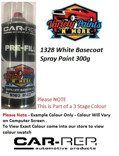 1328 White Basecoat Spray Paint 300g