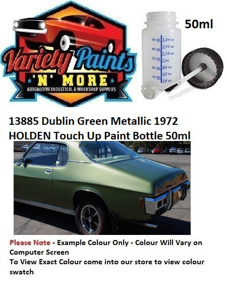 Holden Automotive Touch Up Paint Colours Aerosol - 13885 Dublin Green ...