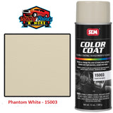 SEM Phanton White Colourcoat Vinyl Aerosol  Variety Paints