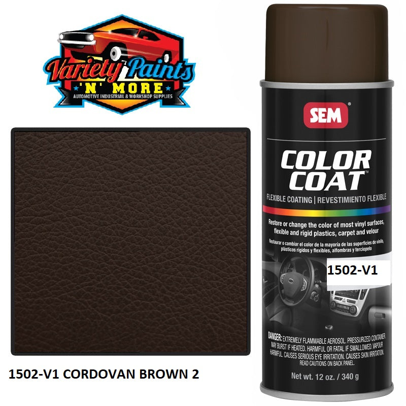 SEM Cordovan Brown 2 Colourcoat Vinyl Aerosol 1502-V2 (S1046)