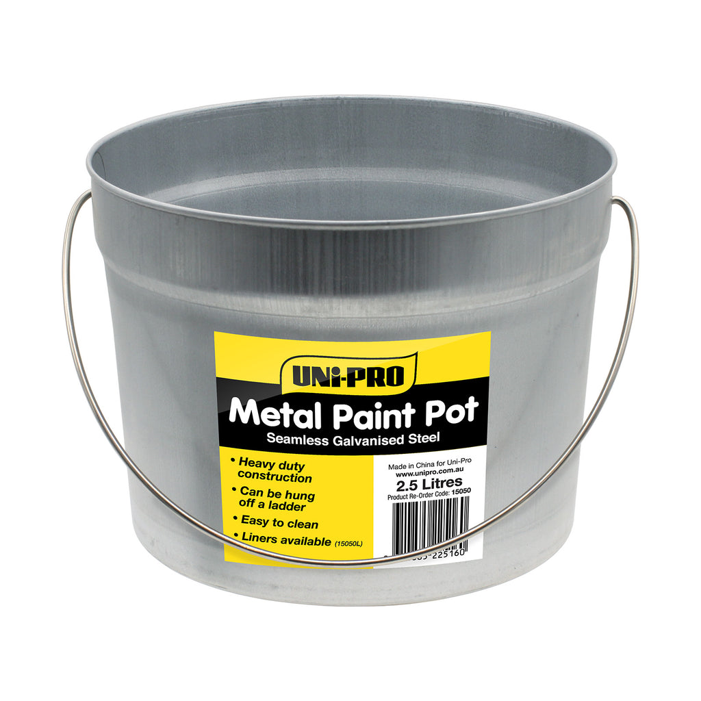 Unipro 2.5 Litre Metal Paint Pot