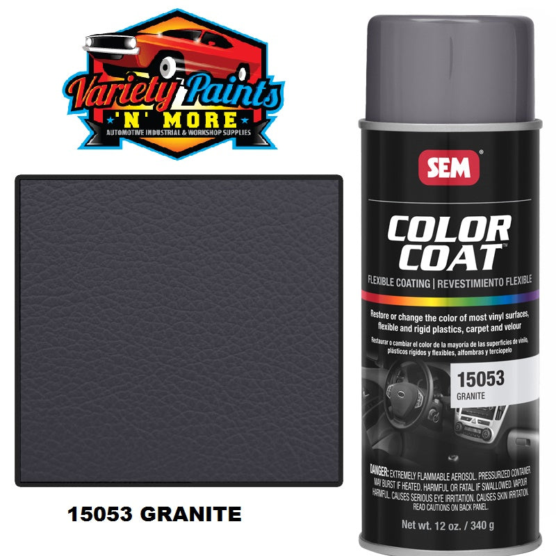 15303 GRAPHITE Dark Grey SEM Colourcoat Vinyl Aerosol 300 Grams (4301) 18S4921