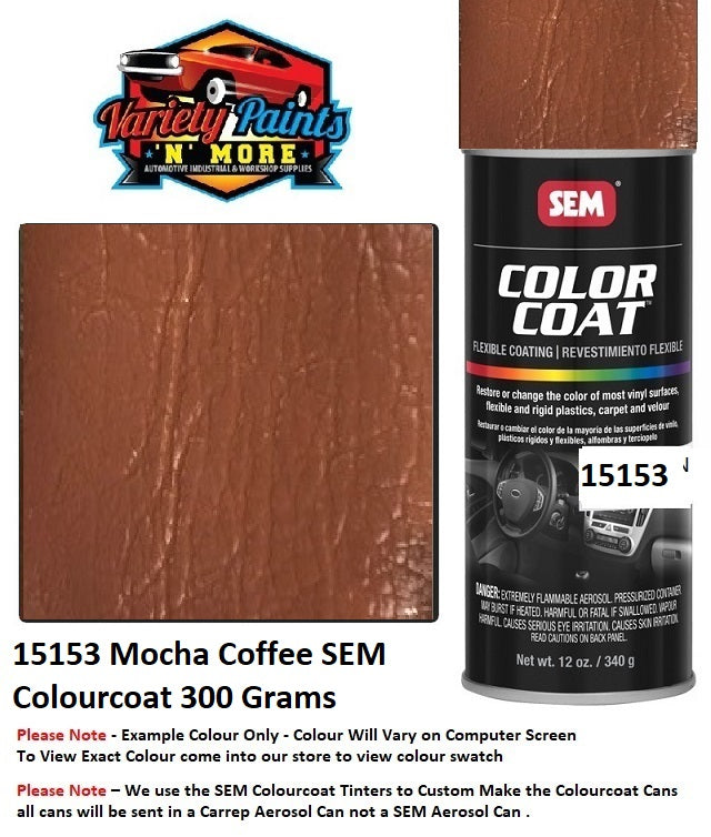 15153 MOCHA COFFEE SEM Colourcoat Vinyl Aerosol 300 Grams 