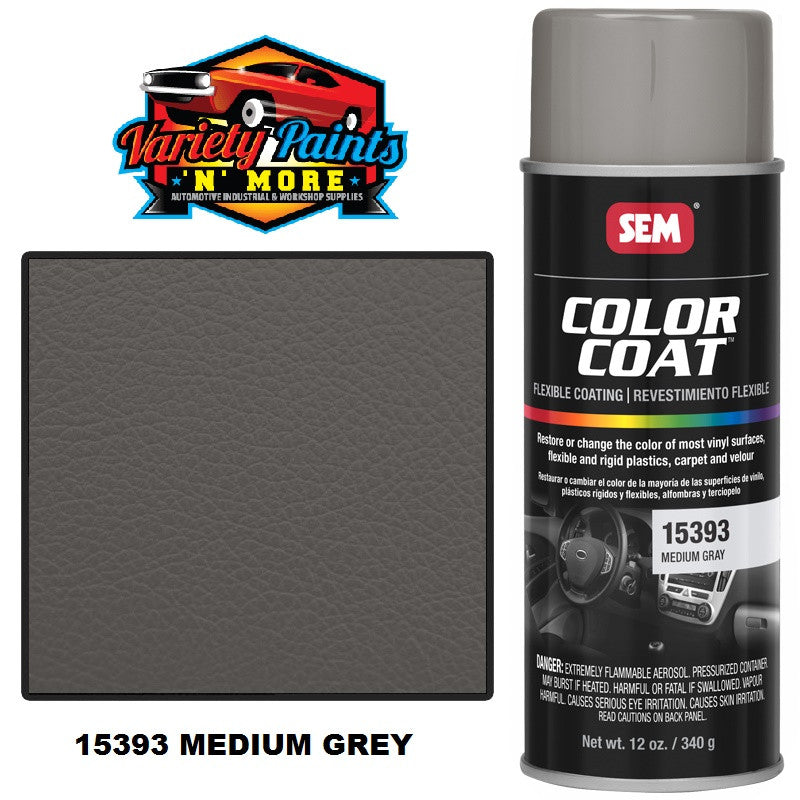 SEM Medium Grey Colourcoat Vinyl Aerosol 300 Grams