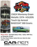 15824 Monterey Green Metallic 1974- HOLDEN BASECOAT Touch Up Aerosol 300 Grams 