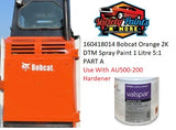 160418014 Bobcat Orange 2K DTM Spray Paint 1 Litre