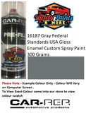 16187 Gray Federal Standards USA Gloss Enamel Custom Spray Paint 300 Grams