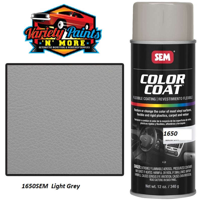 1650 SEM Light Grey Colourcoat Vinyl Aerosol 18S5640 1IS 77A