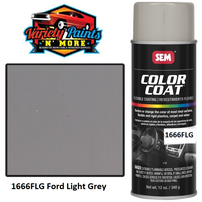 1666FLG Ford Light Grey SEM Colourcoat Vinyl Aerosol 300G