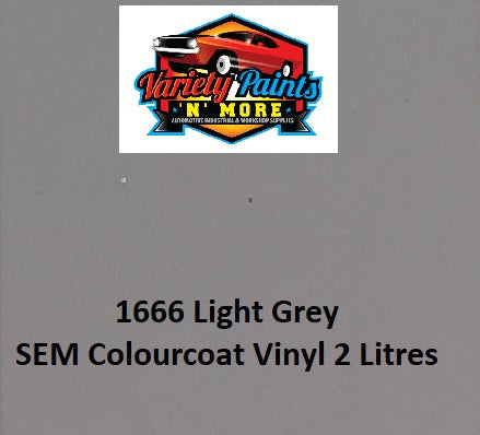 1666 Light Grey SEM Colourcoat Vinyl 2 Litres