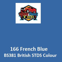 BS381c 166 French Blue British Standard Gloss Enamel Aerosol 300 Grams 1IS 10A