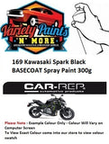 169 Kawasaki Spark Black BASECOAT Spray Paint 300g