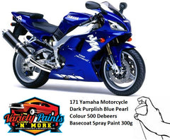 171 Yamaha Motorcycle Dark Purplish Blue Pearl Colour 500 Debeers Basecoat Spray Paint 300g 