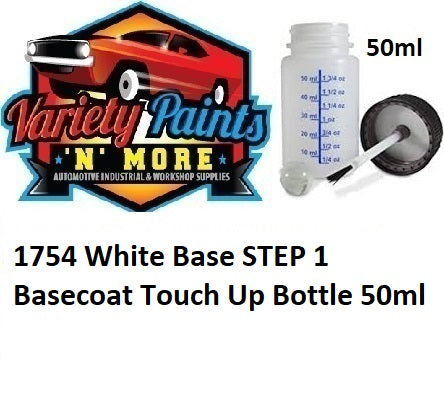1754 White Base STEP 1 Basecoat Touch Up Bottle 50ml