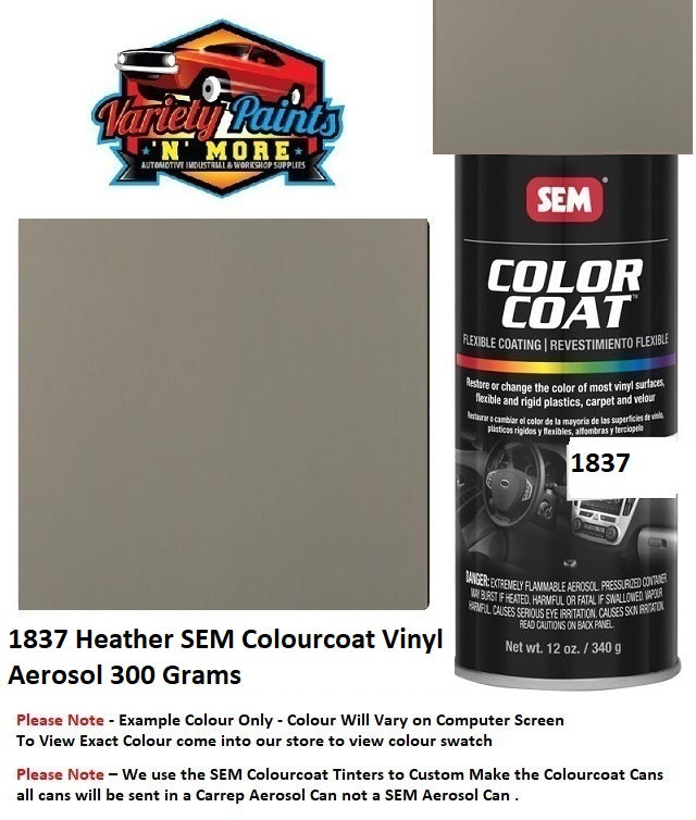 1837 Heather SEM Colourcoat Vinyl Aerosol 300 Grams