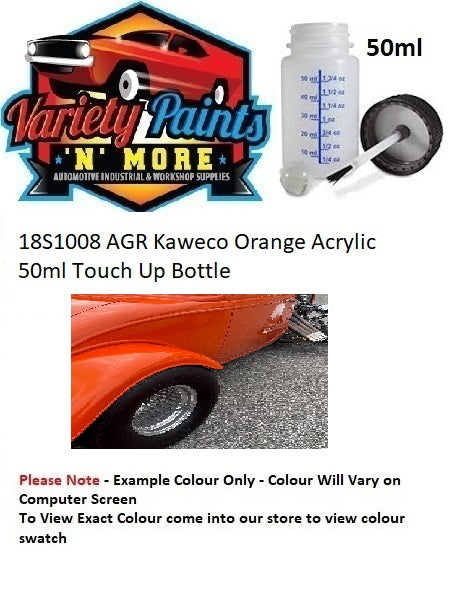 18S1008 AGR Kaweco Orange Acrylic 50ml Touch Up Bottle