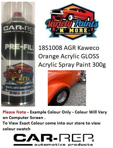18S1008 AGR Kaweco Orange Acrylic GLOSS Acrylic Spray Paint 300g