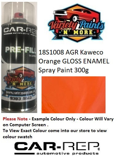 18S1008 AGR Kaweco Orange Gloss Enamel Spray Paint 300g