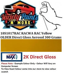 18S1017RAC RACWA RAC Yellow OLDER Direct Gloss Aerosol 300 Grams