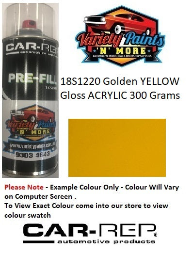 18S1220 Golden YELLOW Gloss Enamel 300 Grams
