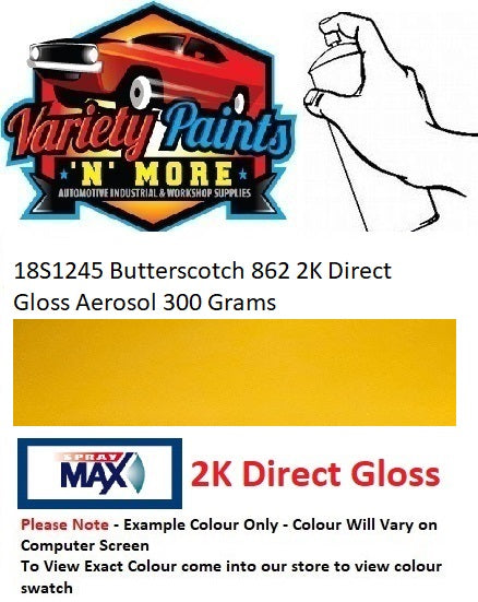 18S1245 Butterscotch TB510 2K Direct Gloss Aerosol 300 Grams