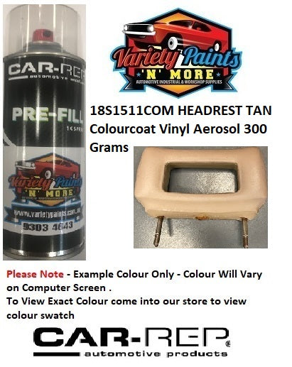 18S1511COM HEADREST TAN Colourcoat Vinyl Aerosol 300 Grams